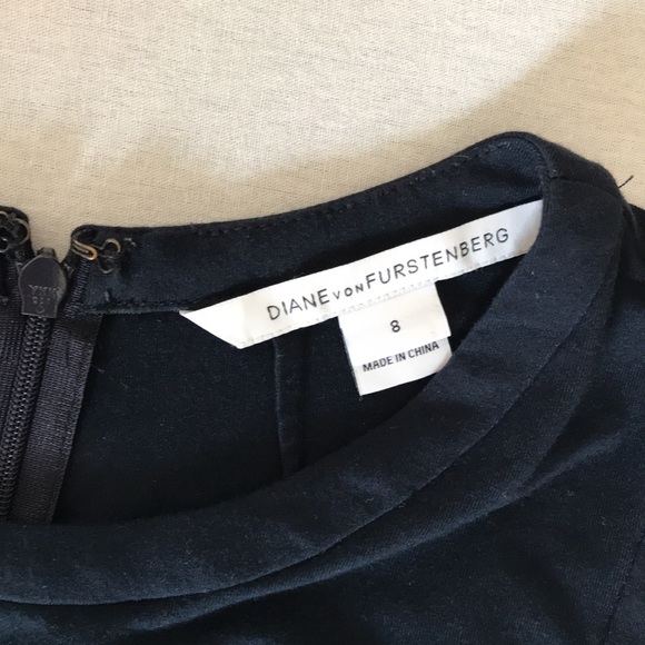 DVF Gretchen Dress in Navy (8) - Picture 7 of 16